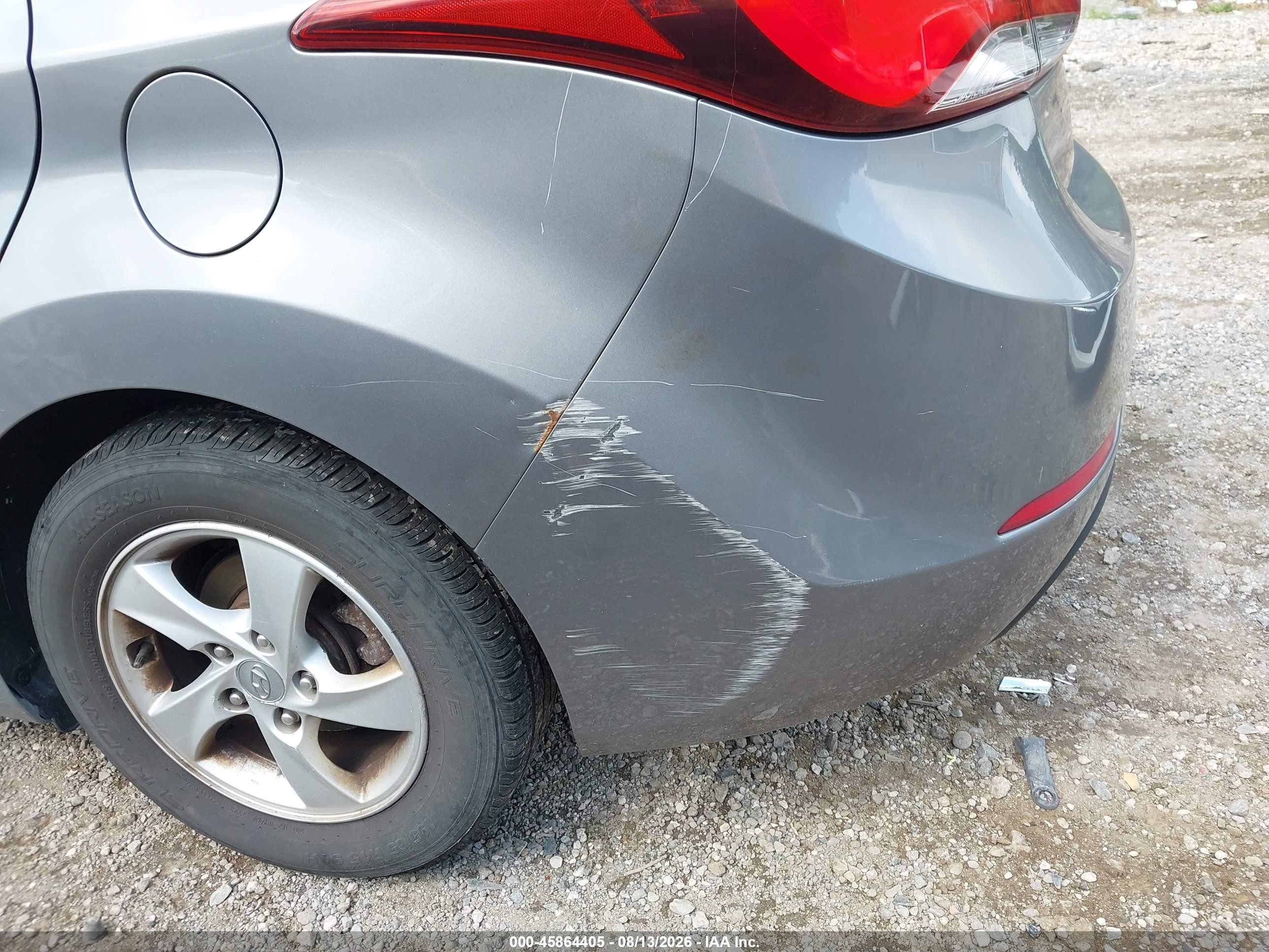 2014 Hyundai Elantra Se Pewter vin: KMHDH4AE2EU195140