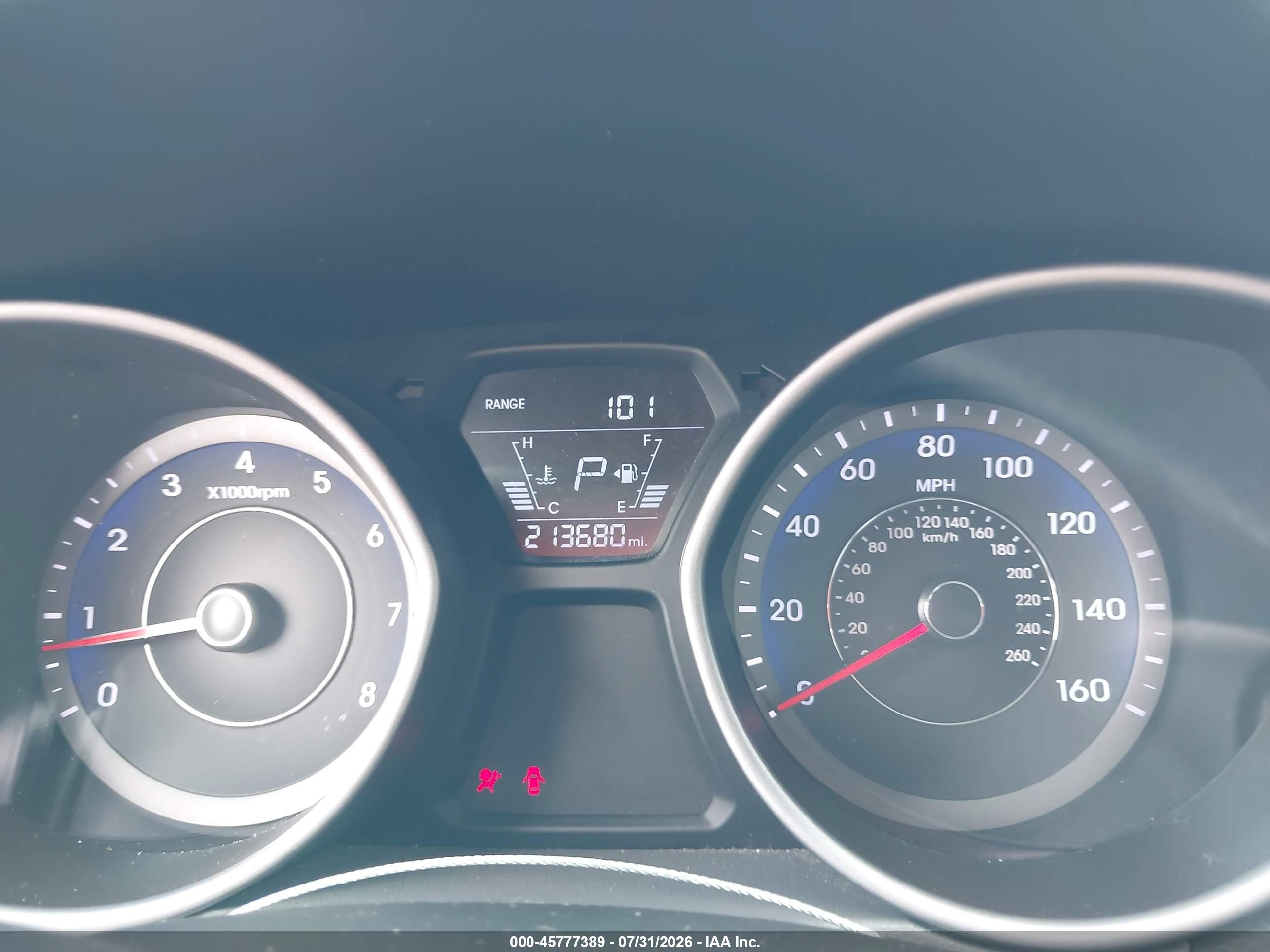 2014 Hyundai Elantra Se Silver vin: KMHDH4AE2EU216973
