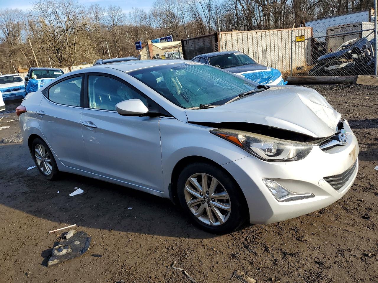 2015 Hyundai Elantra Se Silver vin: KMHDH4AE2FU227909