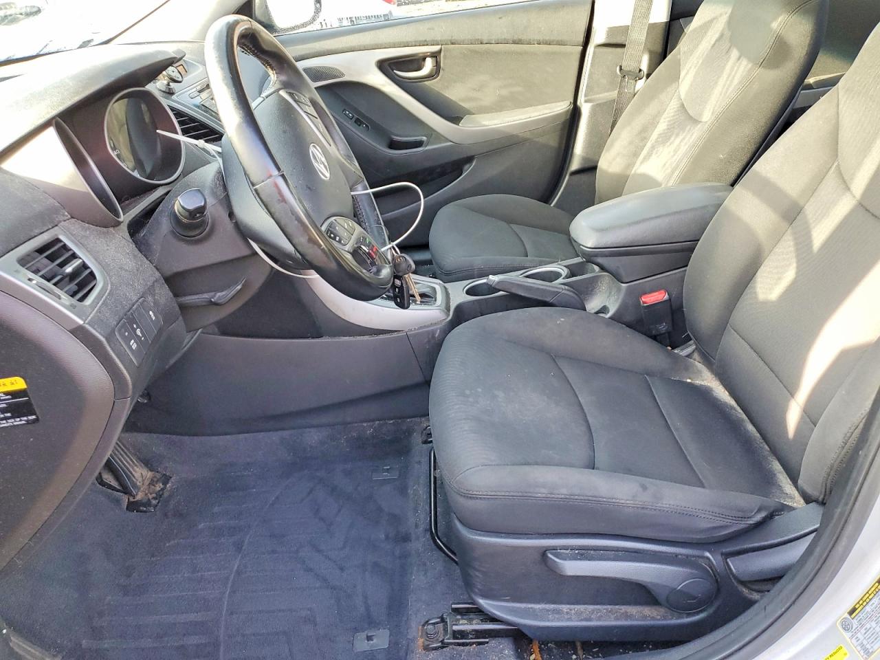 2015 Hyundai Elantra Se Silver vin: KMHDH4AE2FU227909