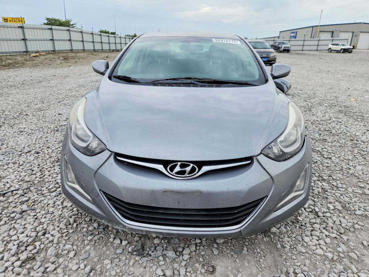 2015 Hyundai Elantra Se Gray vin: KMHDH4AE2FU249702