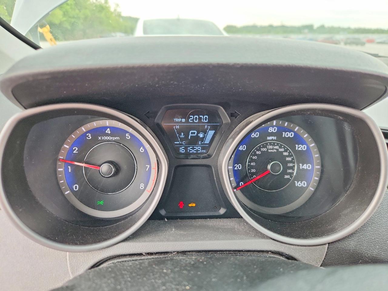 2015 Hyundai Elantra Se Gray vin: KMHDH4AE2FU249702