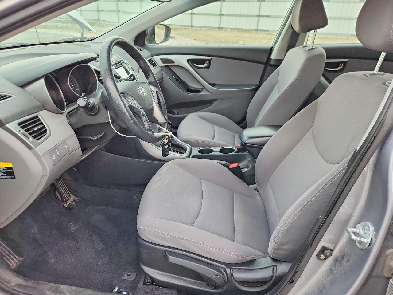 2015 Hyundai Elantra Se Gray vin: KMHDH4AE2FU249702