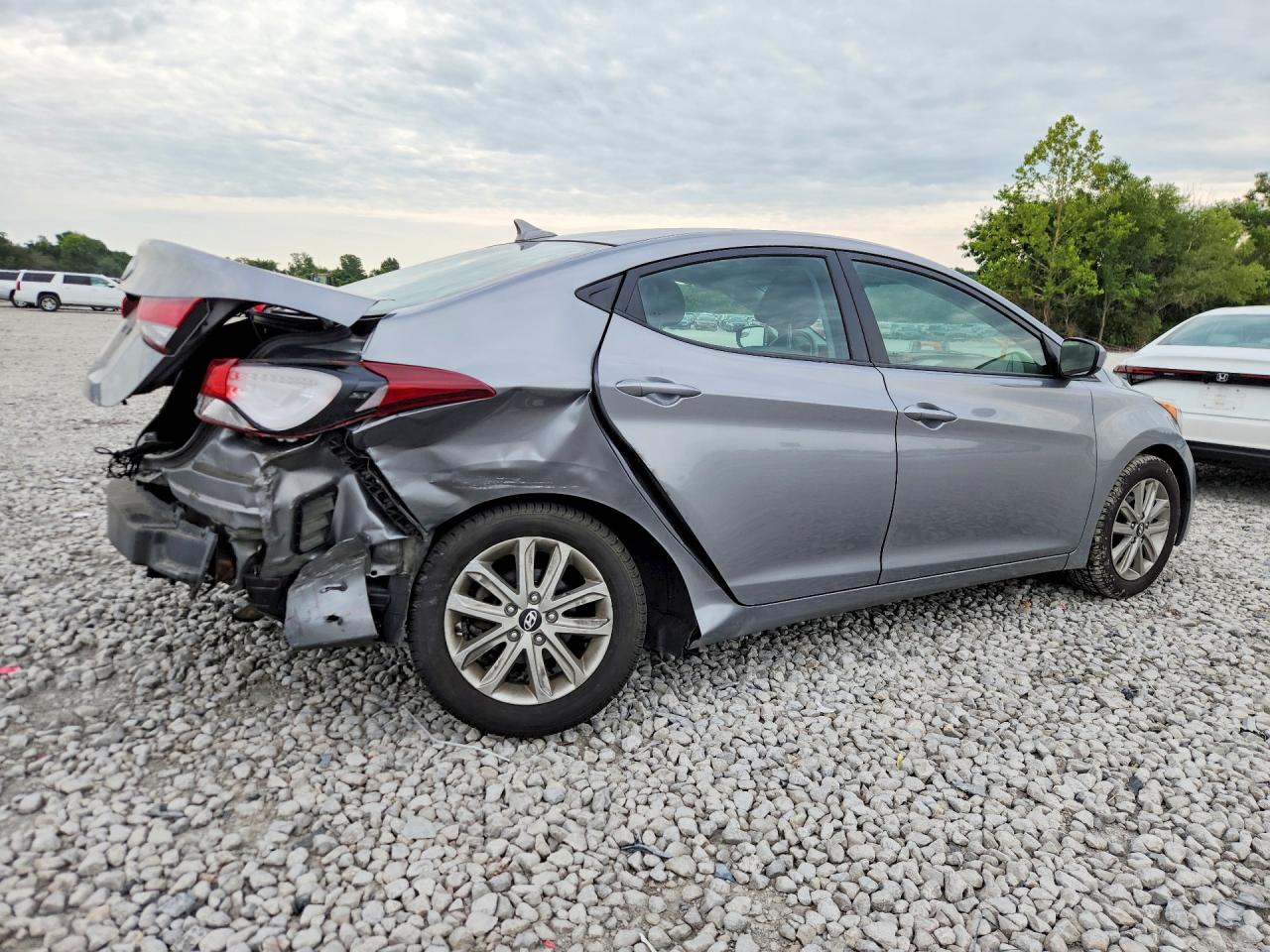 2015 Hyundai Elantra Se Gray vin: KMHDH4AE2FU249702