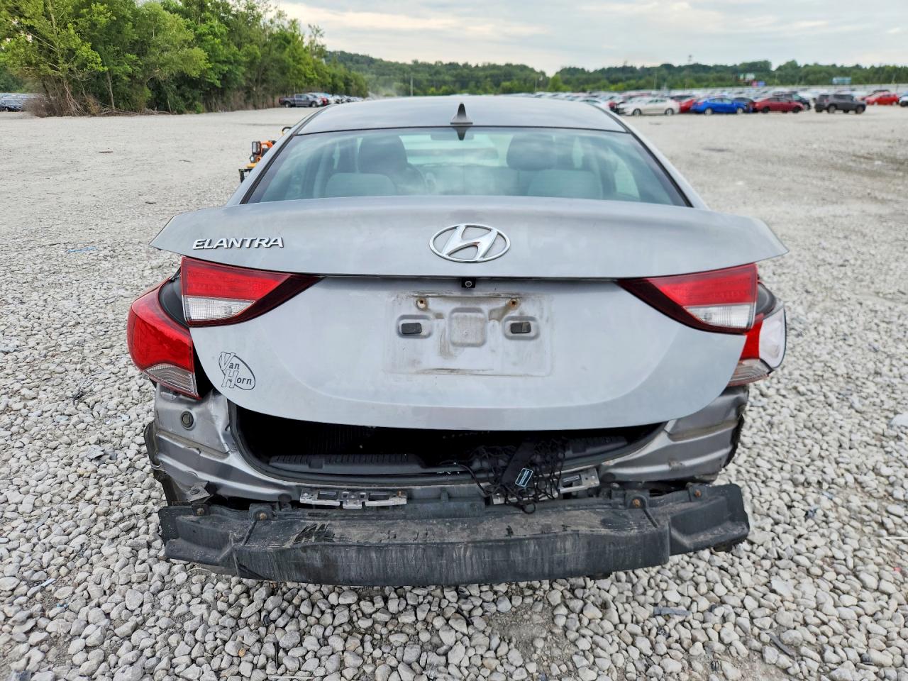 2015 Hyundai Elantra Se Gray vin: KMHDH4AE2FU249702