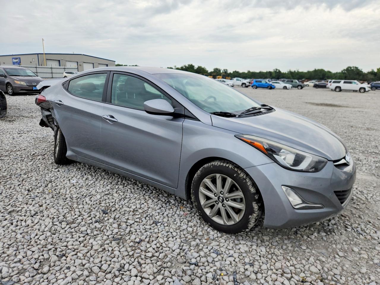 2015 Hyundai Elantra Se Gray vin: KMHDH4AE2FU249702