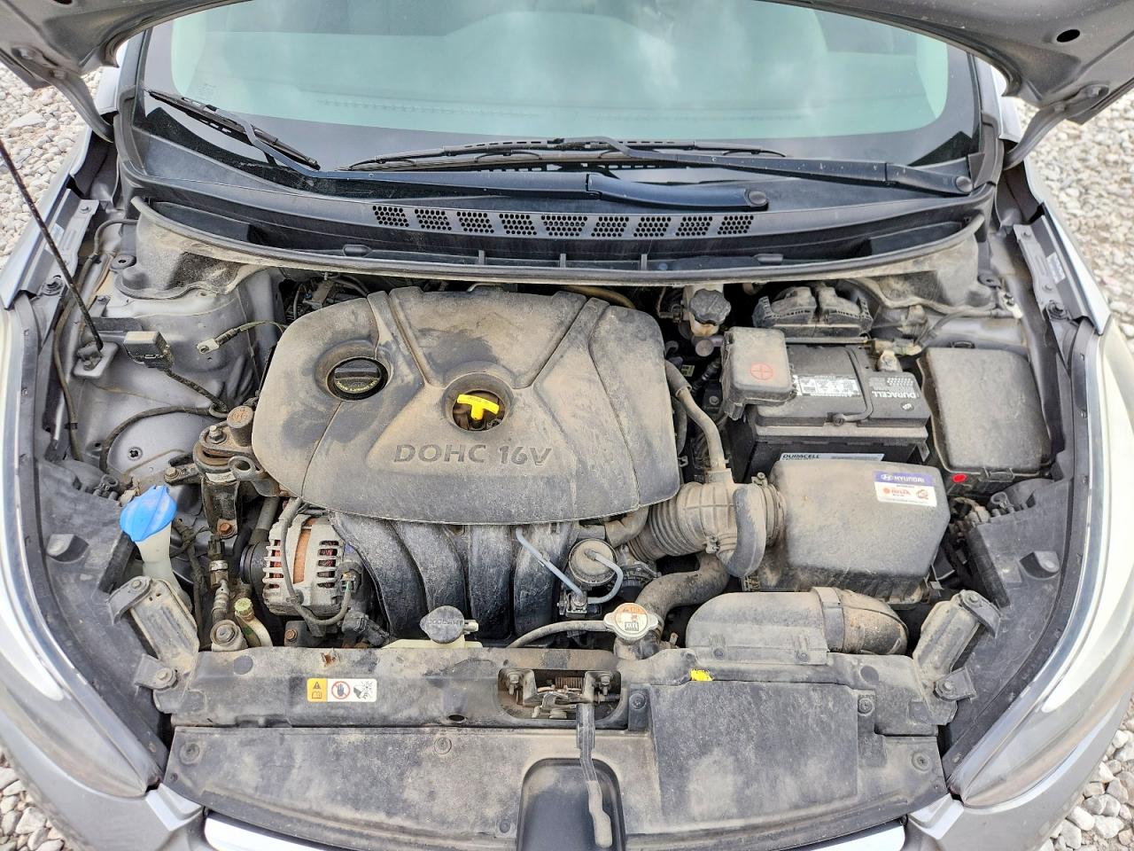 2015 Hyundai Elantra Se Gray vin: KMHDH4AE2FU249702