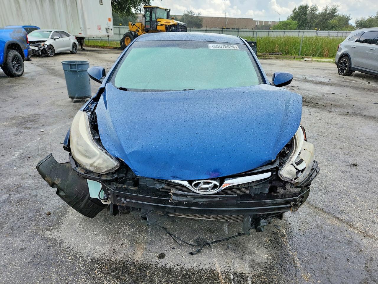 2015 Hyundai Elantra Se Blue vin: KMHDH4AE2FU252597