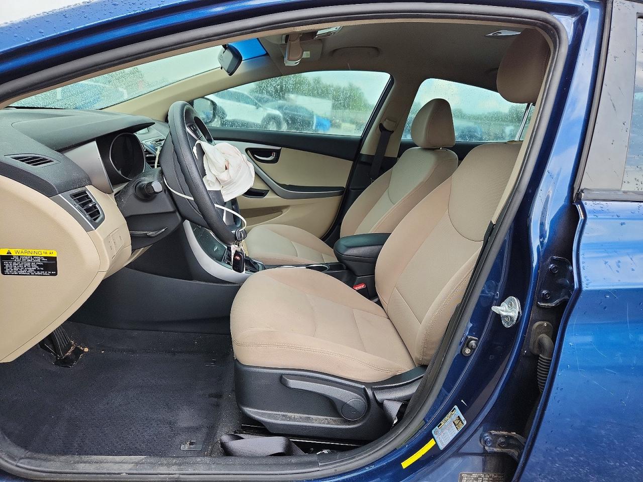 2015 Hyundai Elantra Se Blue vin: KMHDH4AE2FU252597