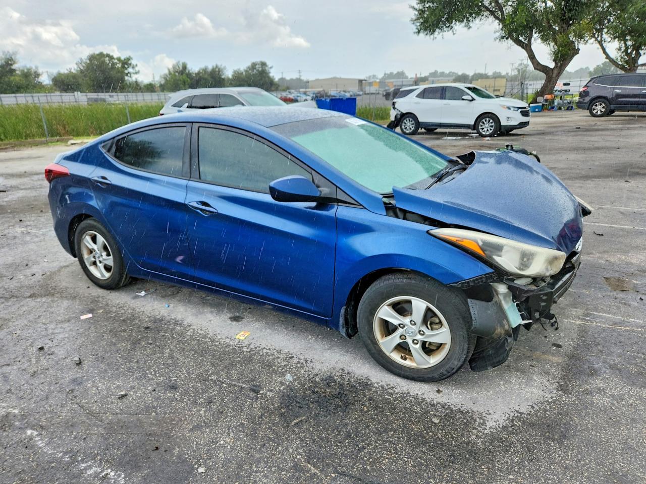 2015 Hyundai Elantra Se Blue vin: KMHDH4AE2FU252597