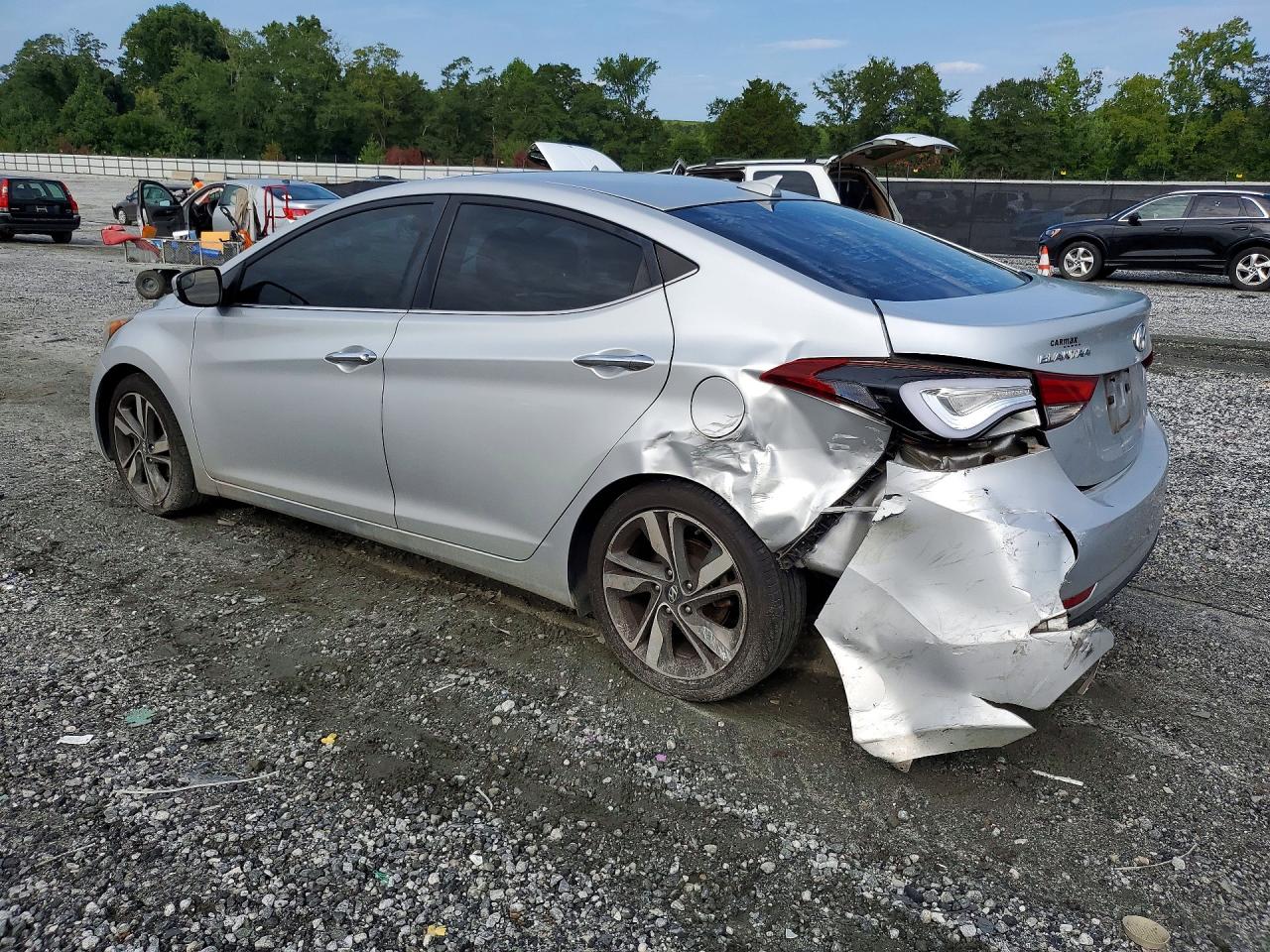 2015 Hyundai Elantra Limited Silver vin: KMHDH4AE2FU284949