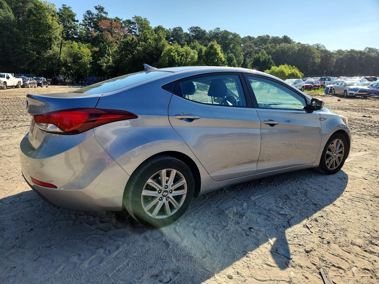 2015 Hyundai Elantra Se Gray vin: KMHDH4AE2FU298298
