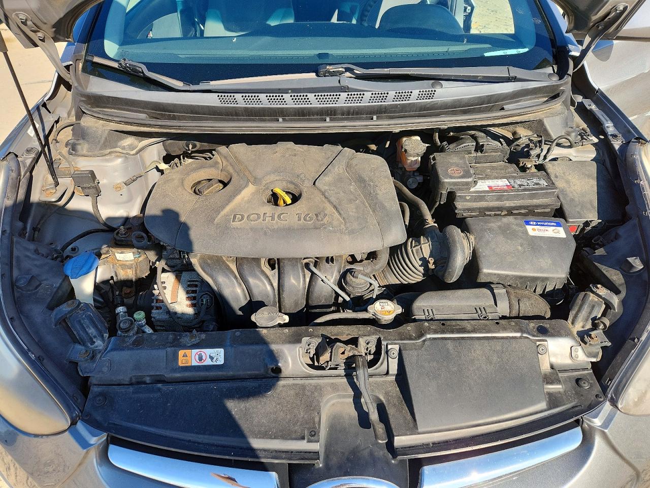 2015 Hyundai Elantra Se Gray vin: KMHDH4AE2FU298298