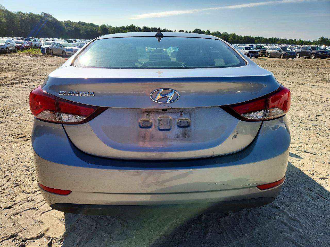 2015 Hyundai Elantra Se Gray vin: KMHDH4AE2FU298298