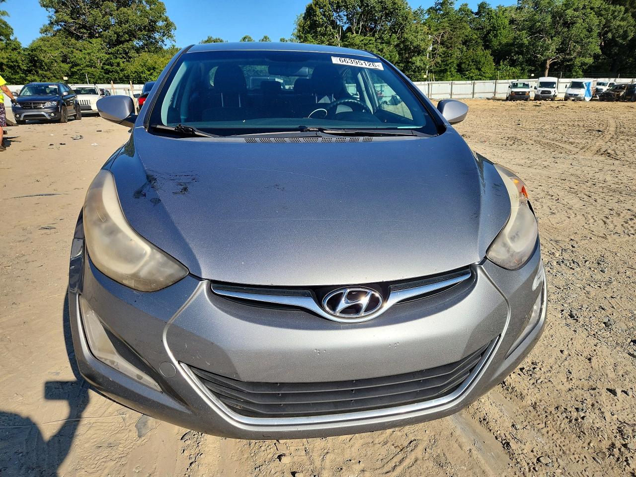 2015 Hyundai Elantra Se Gray vin: KMHDH4AE2FU298298