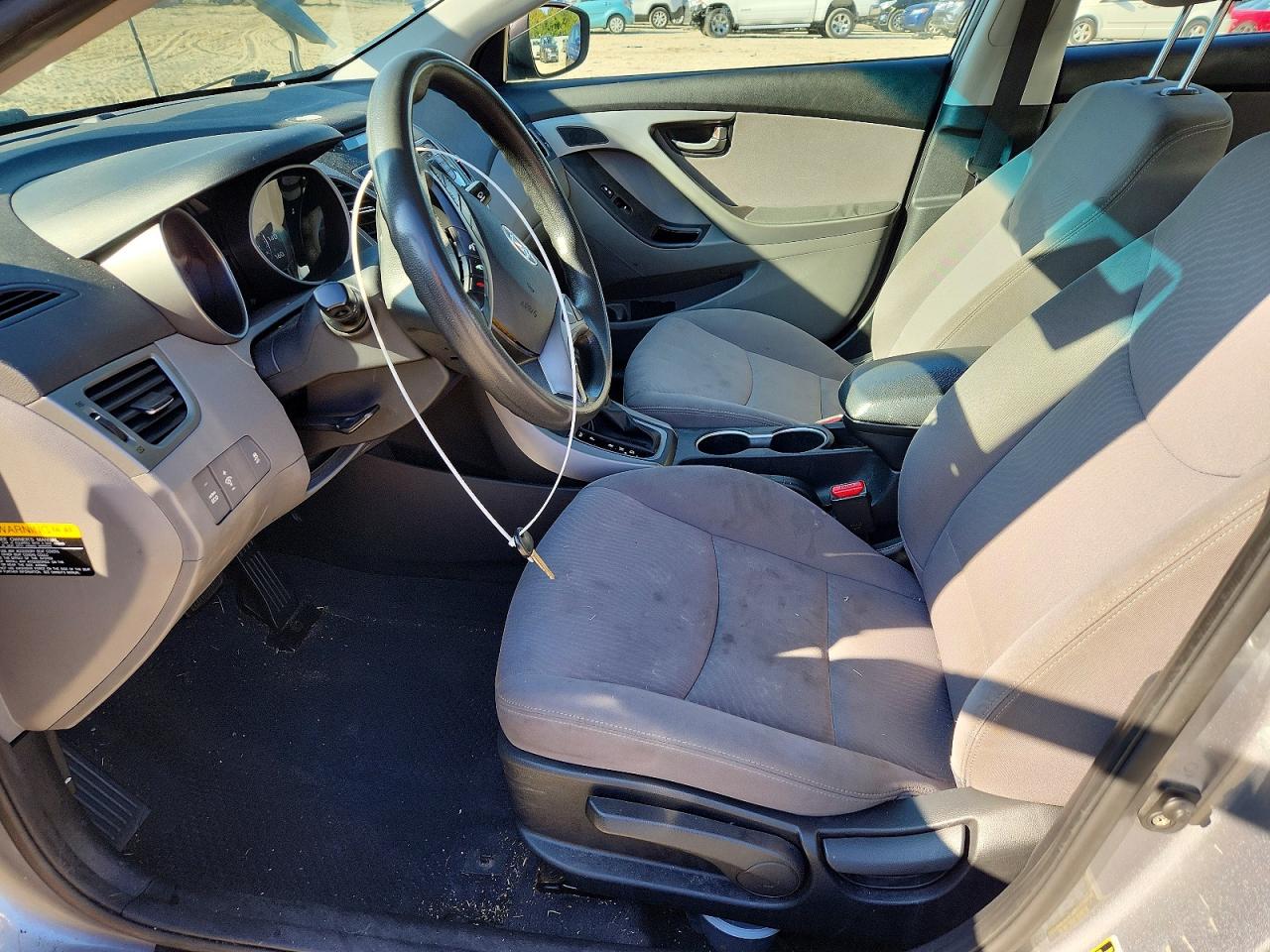 2015 Hyundai Elantra Se Gray vin: KMHDH4AE2FU298298