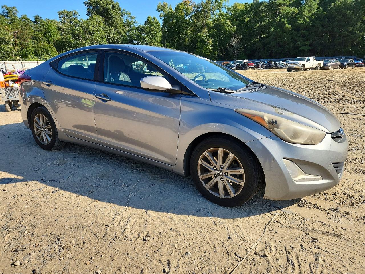2015 Hyundai Elantra Se Gray vin: KMHDH4AE2FU298298