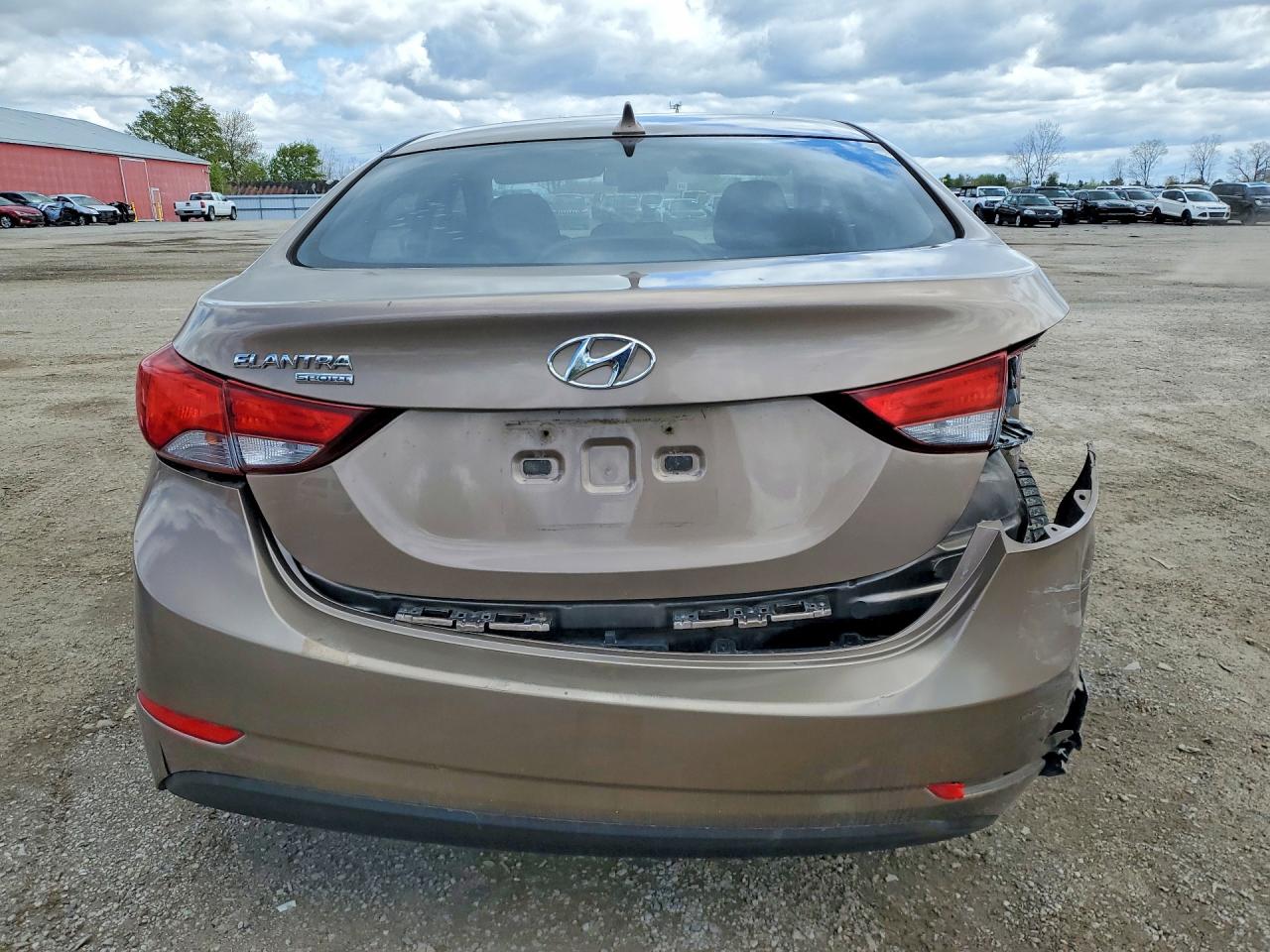 2015 Hyundai Elantra Se Brown vin: KMHDH4AE2FU302494