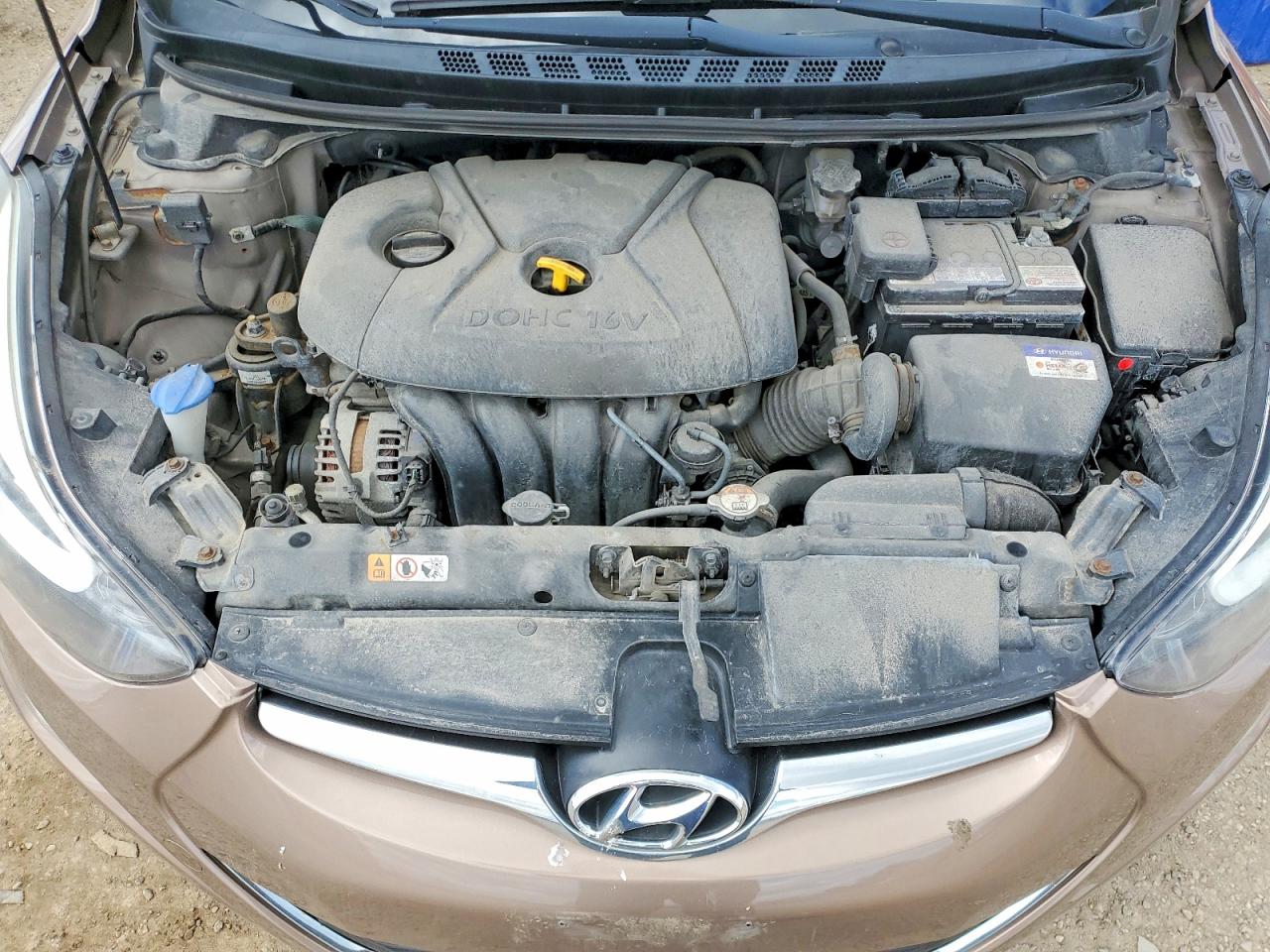 2015 Hyundai Elantra Se Brown vin: KMHDH4AE2FU302494