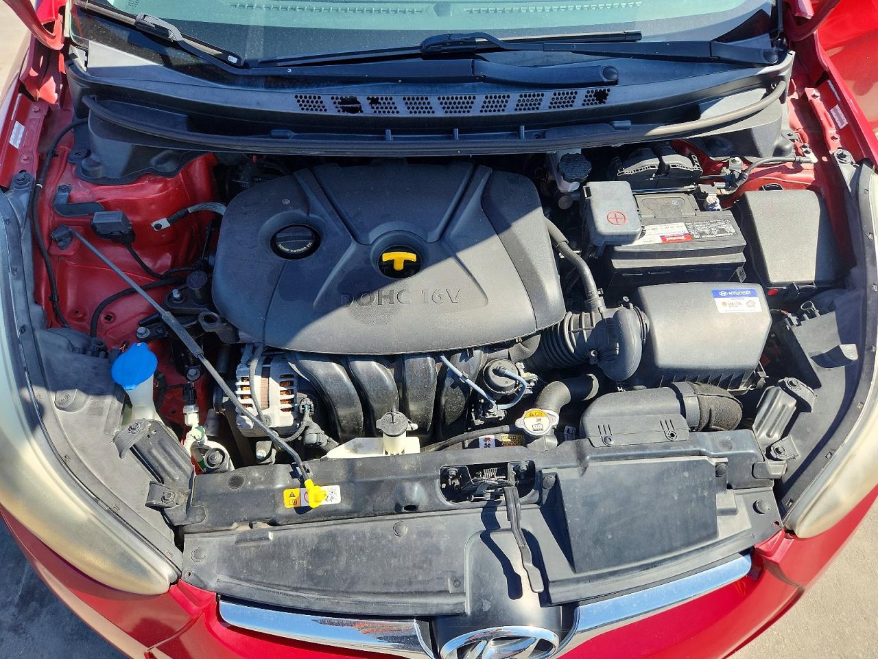 2015 Hyundai Elantra Se Red vin: KMHDH4AE2FU326424
