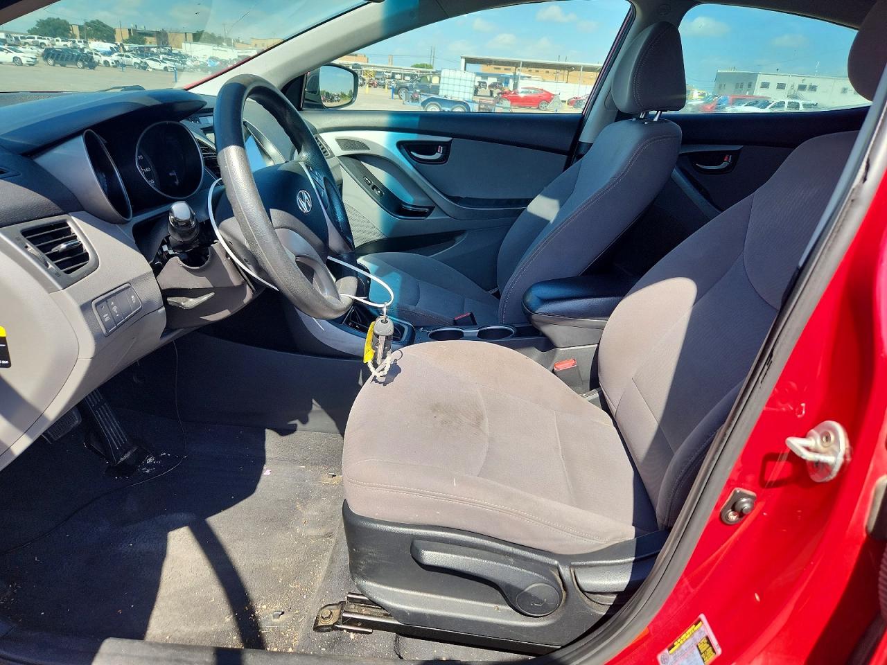 2015 Hyundai Elantra Se Red vin: KMHDH4AE2FU326424