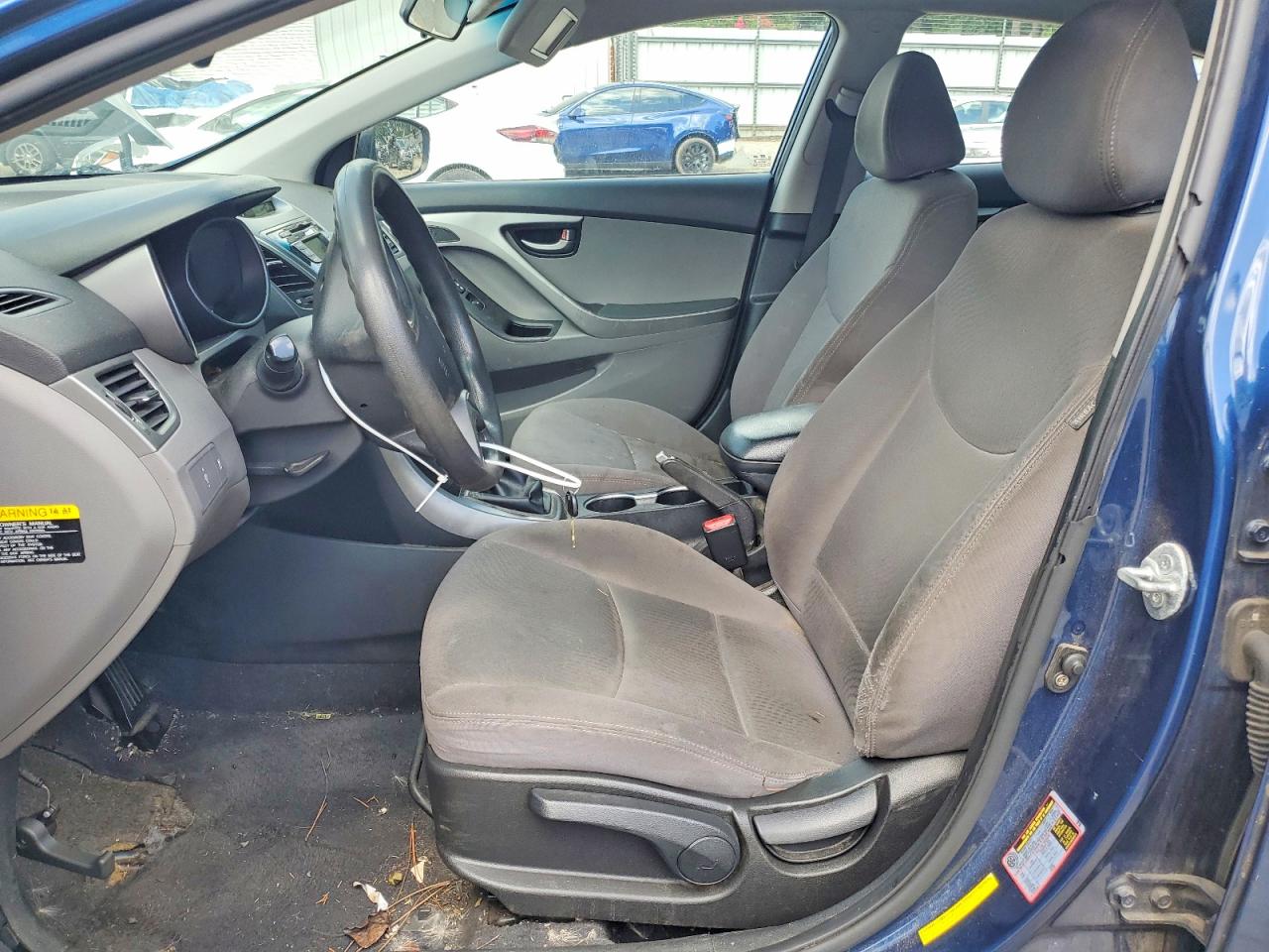 2015 Hyundai Elantra Se Blue vin: KMHDH4AE2FU347841