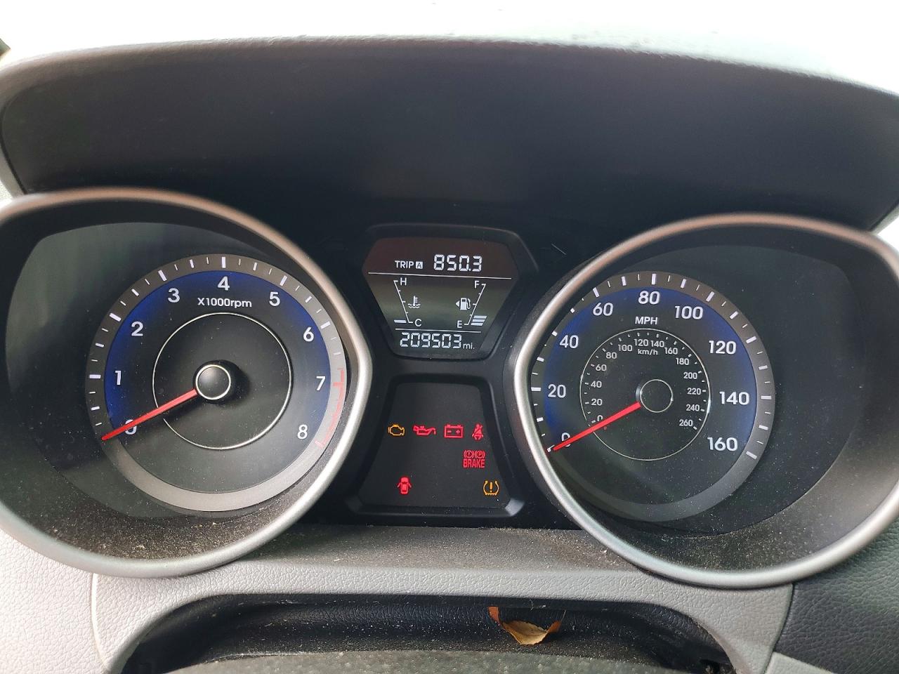 2015 Hyundai Elantra Se Blue vin: KMHDH4AE2FU347841