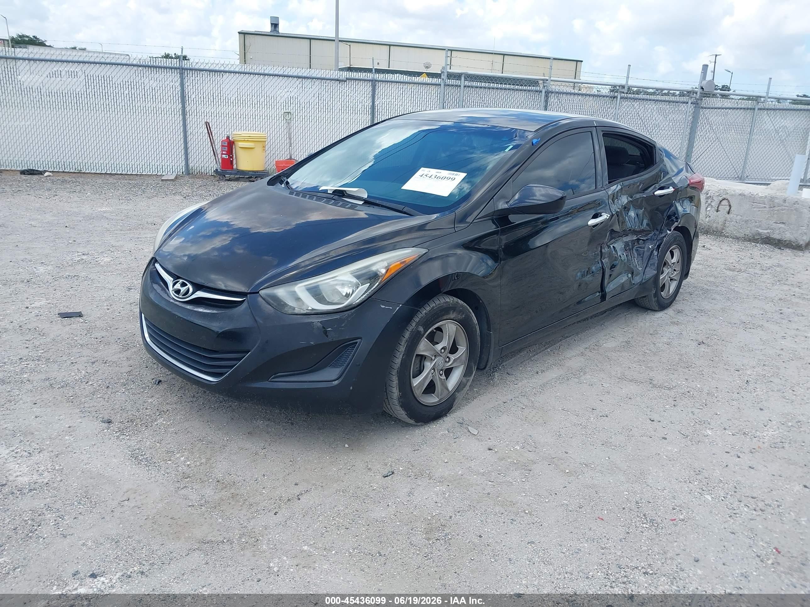 2015 Hyundai Elantra Se Black vin: KMHDH4AE2FU354577