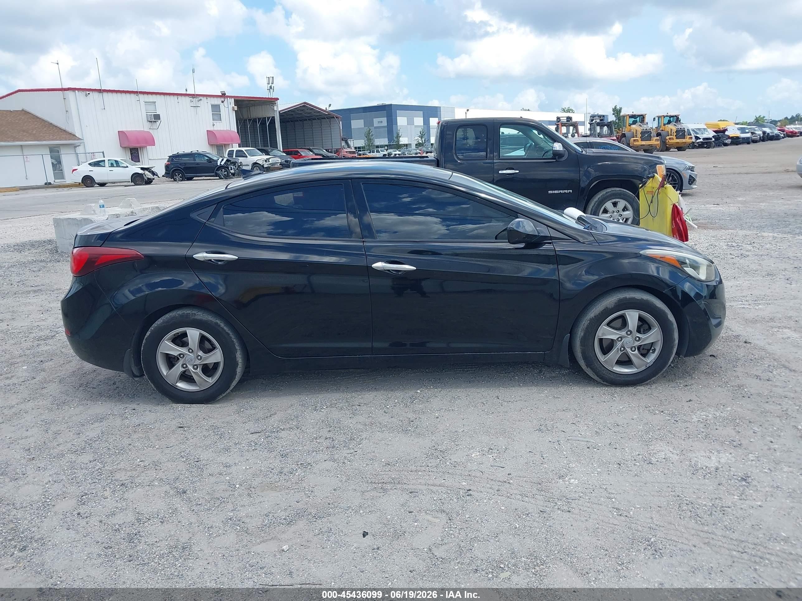 2015 Hyundai Elantra Se Black vin: KMHDH4AE2FU354577