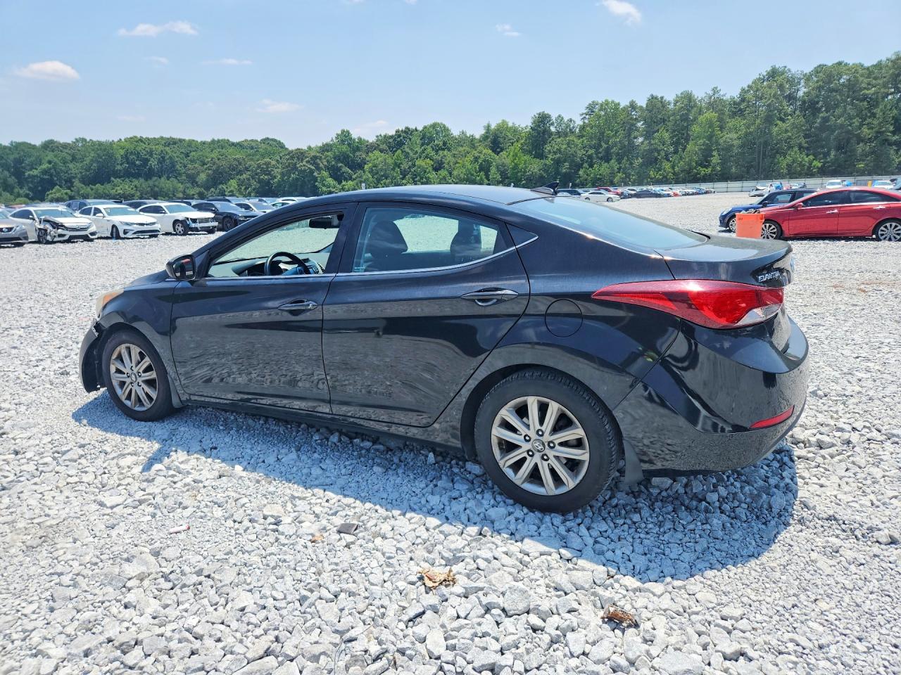 2015 Hyundai Elantra Se Black vin: KMHDH4AE2FU355406