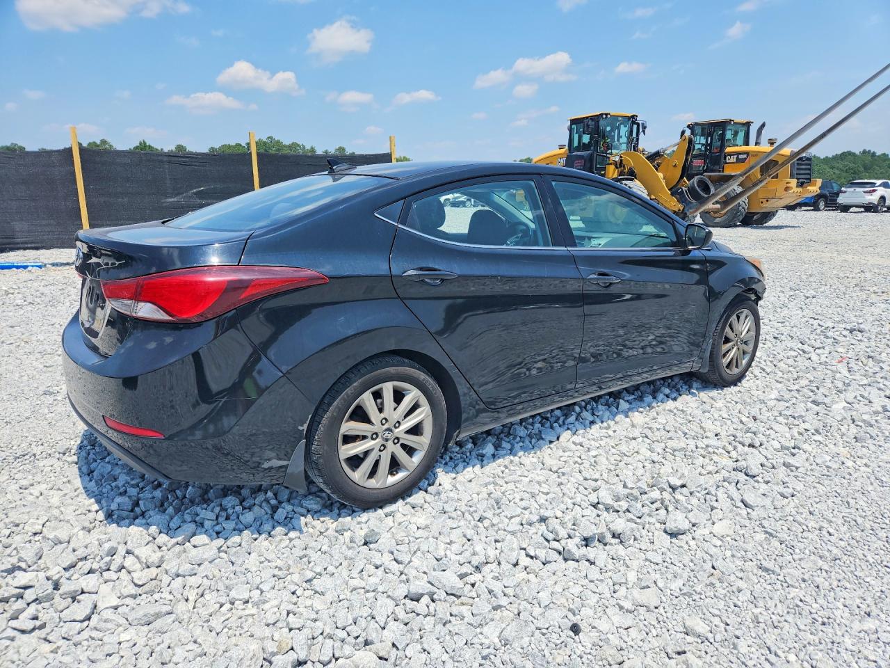 2015 Hyundai Elantra Se Black vin: KMHDH4AE2FU355406