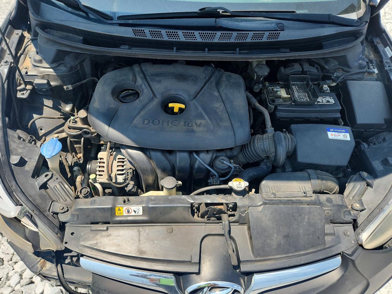 2015 Hyundai Elantra Se Black vin: KMHDH4AE2FU355406
