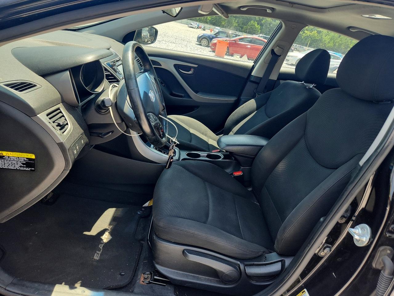 2015 Hyundai Elantra Se Black vin: KMHDH4AE2FU355406
