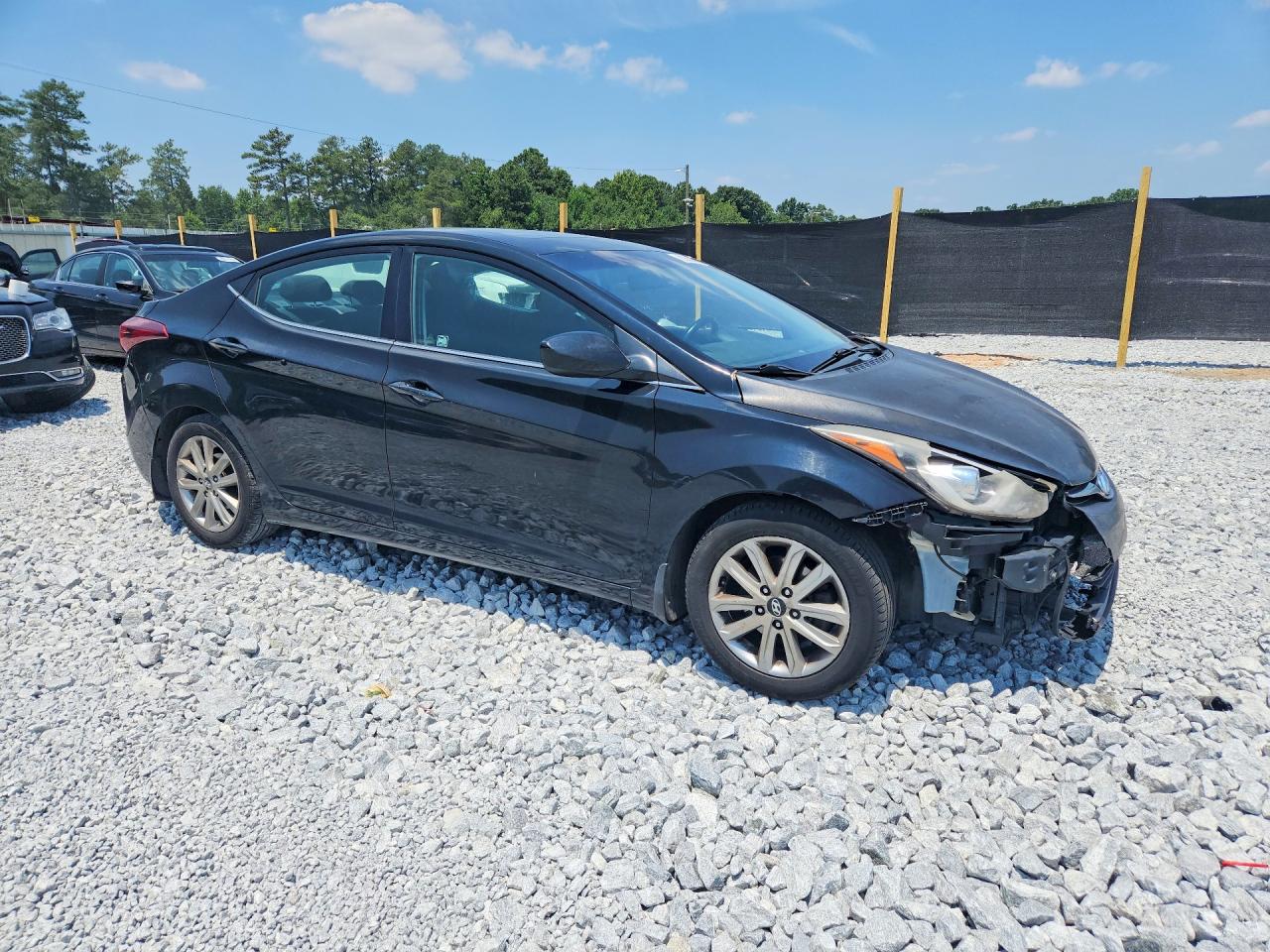 2015 Hyundai Elantra Se Black vin: KMHDH4AE2FU355406