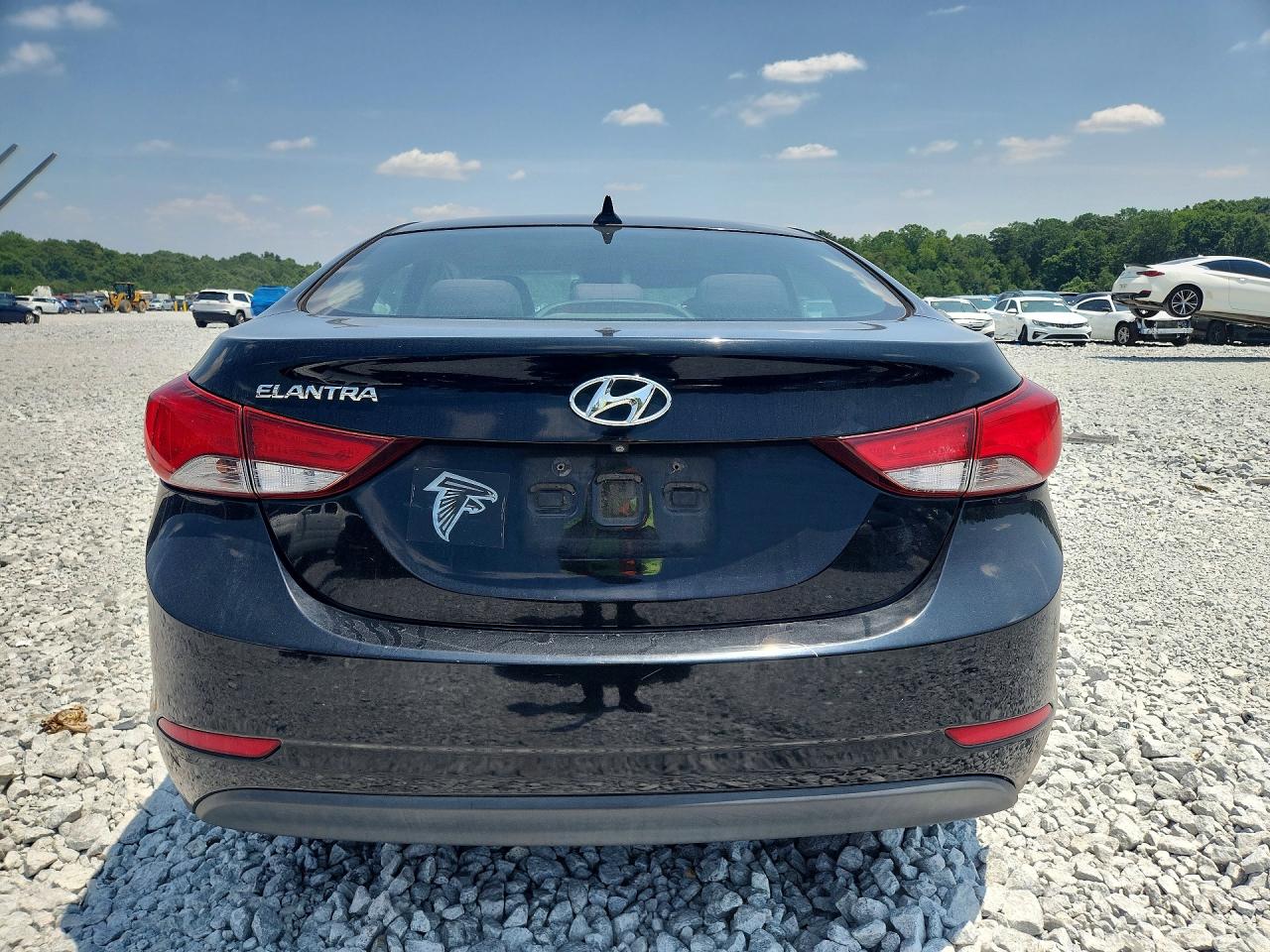 2015 Hyundai Elantra Se Black vin: KMHDH4AE2FU355406