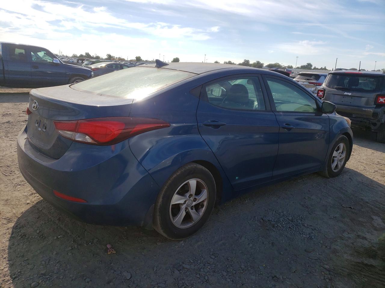 2015 Hyundai Elantra Se Blue vin: KMHDH4AE2FU360864