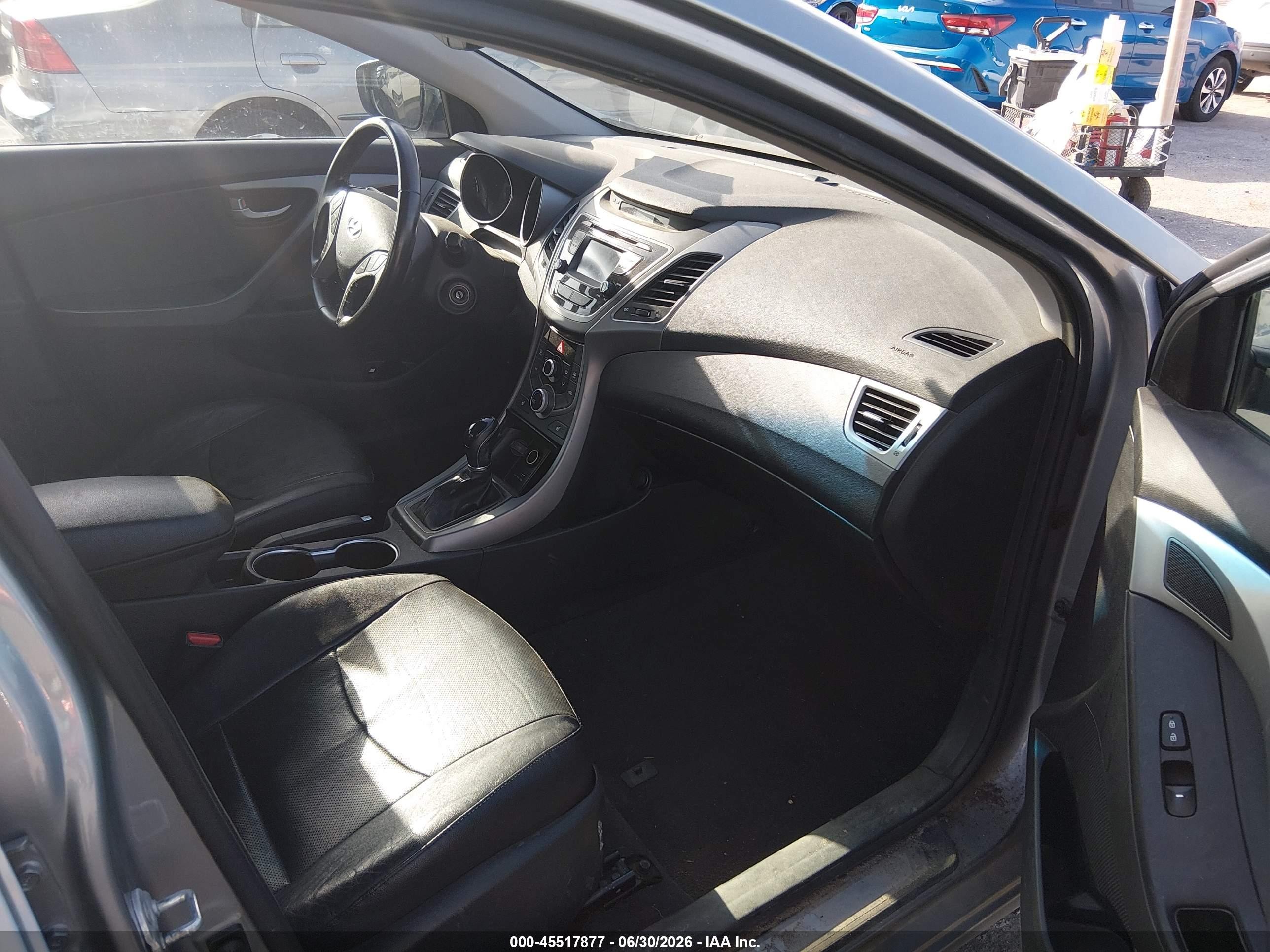 2015 Hyundai Elantra Limited Silver vin: KMHDH4AE2FU364879