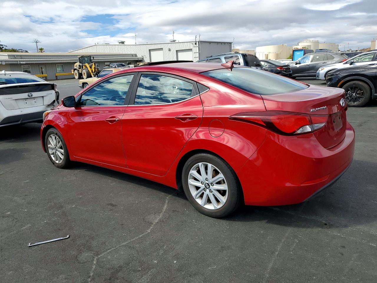 2015 Hyundai Elantra Se Red vin: KMHDH4AE2FU369399