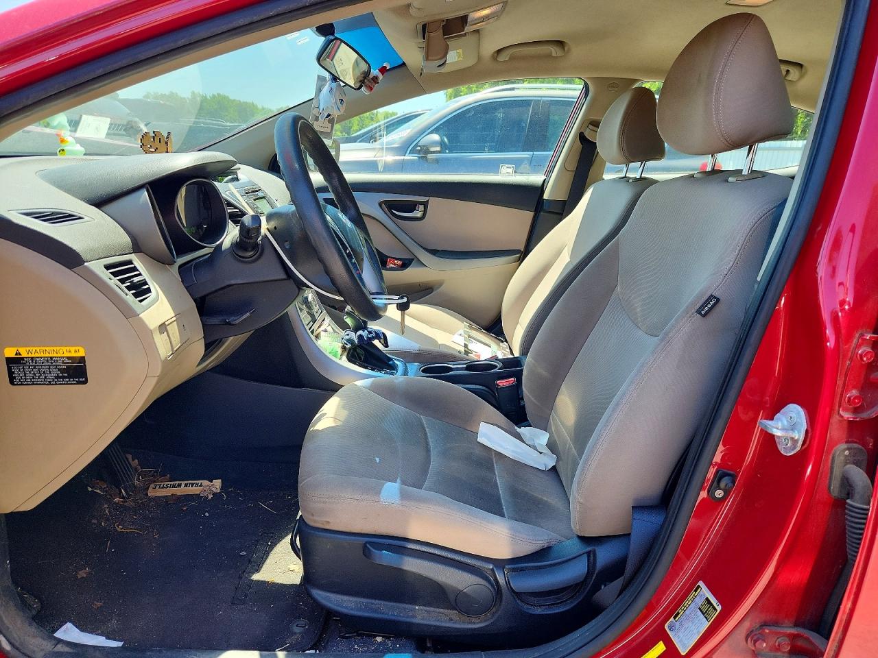 2015 Hyundai Elantra Se Red vin: KMHDH4AE2FU387482