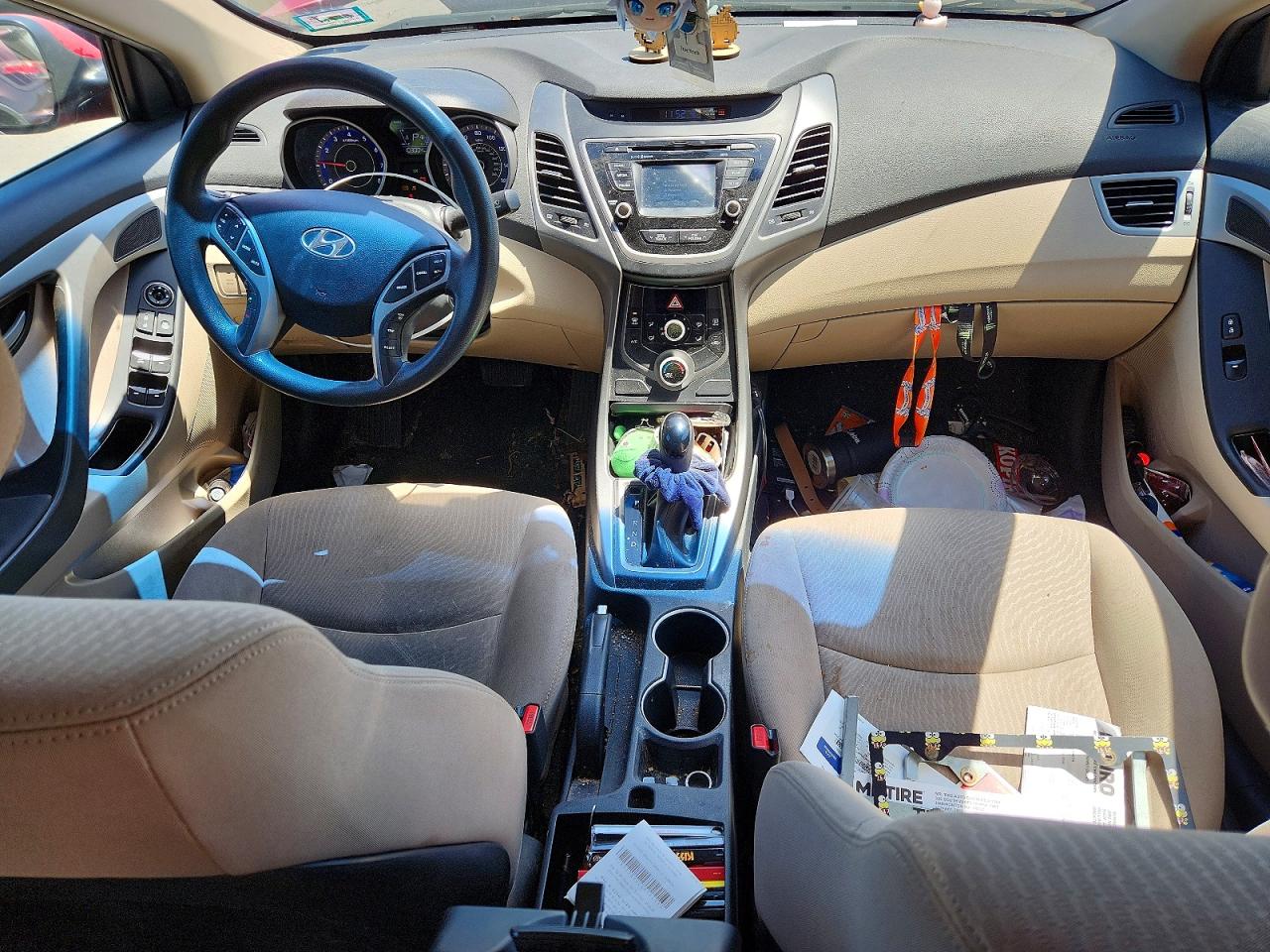 2015 Hyundai Elantra Se Red vin: KMHDH4AE2FU387482