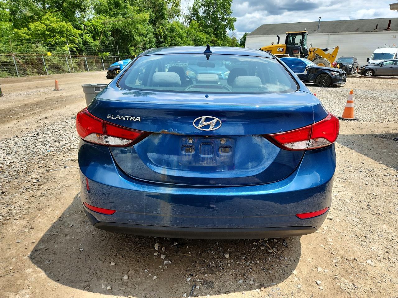2015 Hyundai Elantra Se Blue vin: KMHDH4AE2FU421694