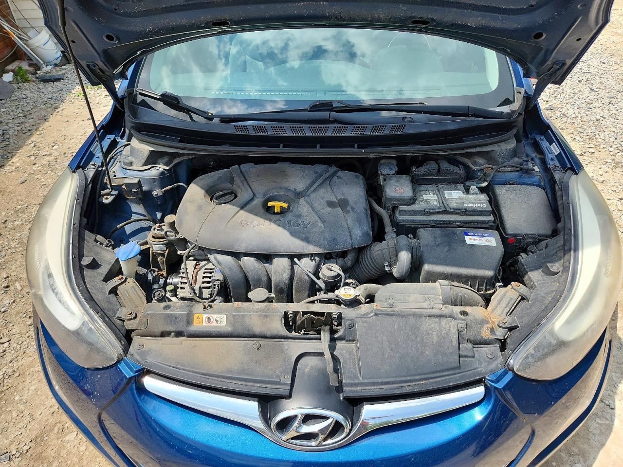 2015 Hyundai Elantra Se Blue vin: KMHDH4AE2FU421694