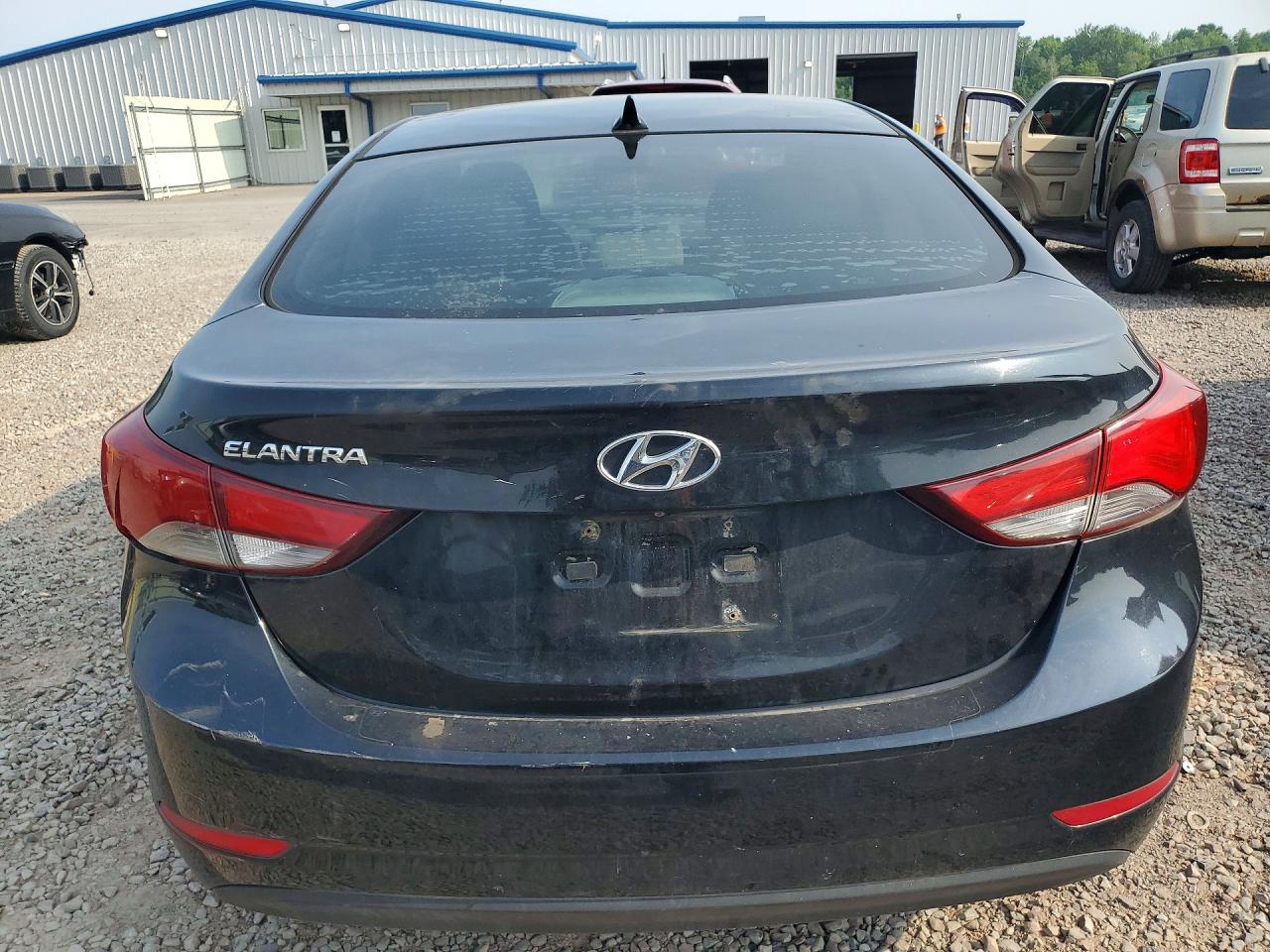 2015 Hyundai Elantra Se Black vin: KMHDH4AE2FU437796