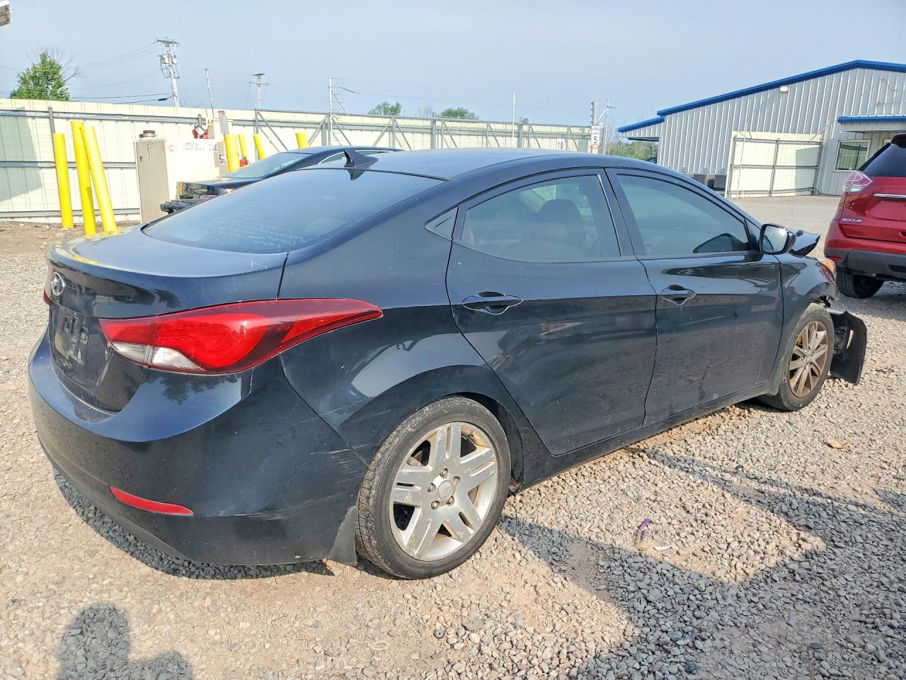 2015 Hyundai Elantra Se Black vin: KMHDH4AE2FU437796