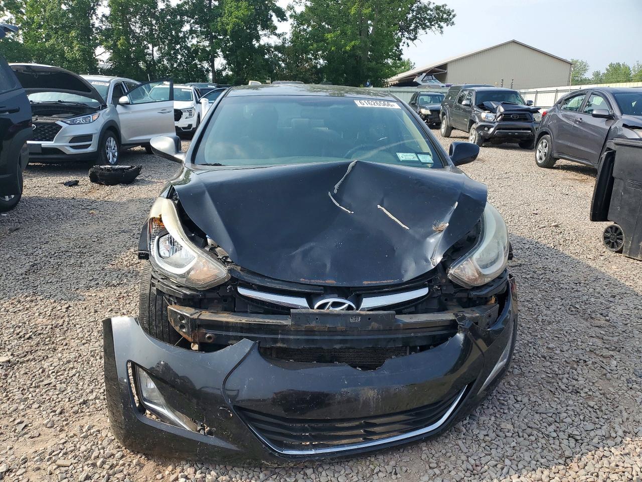 2015 Hyundai Elantra Se Black vin: KMHDH4AE2FU437796