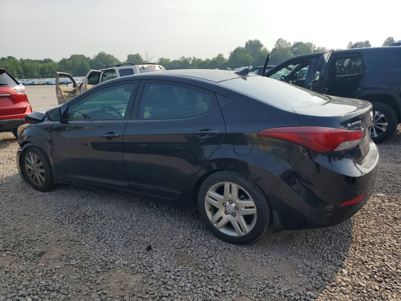 2015 Hyundai Elantra Se Black vin: KMHDH4AE2FU437796
