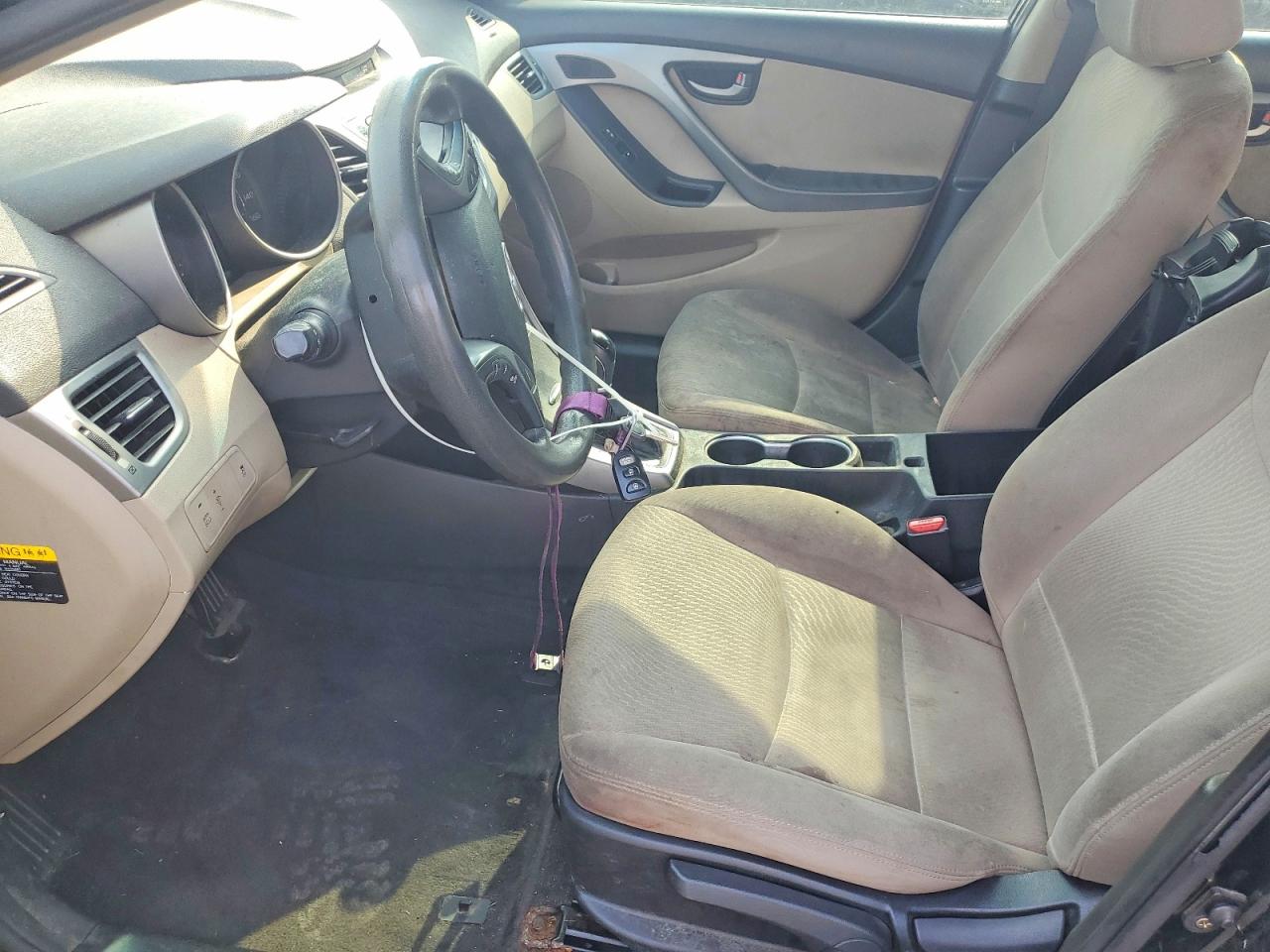 2015 Hyundai Elantra Se Black vin: KMHDH4AE2FU437796