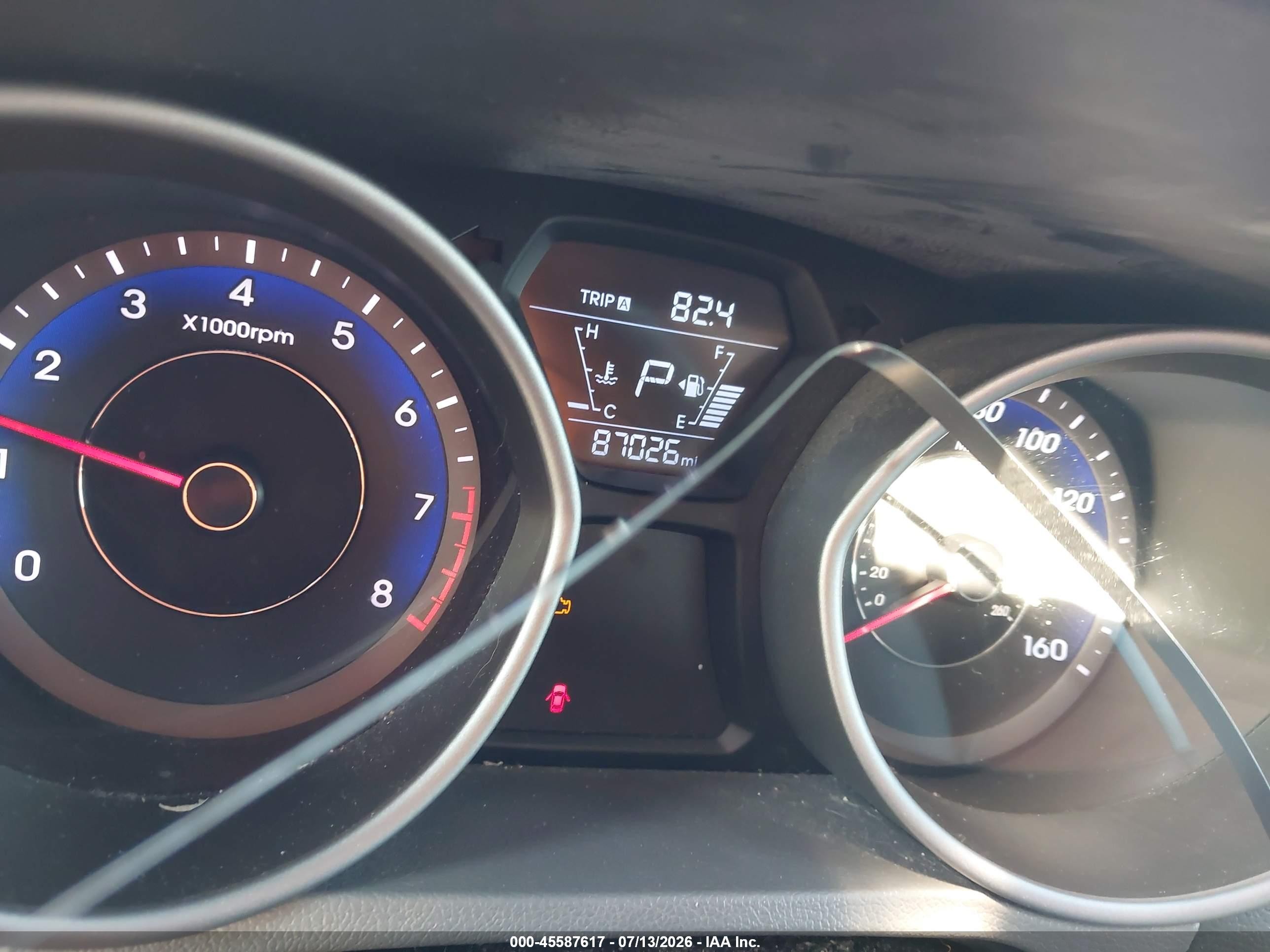 2015 Hyundai Elantra Se Silver vin: KMHDH4AE2FU438205