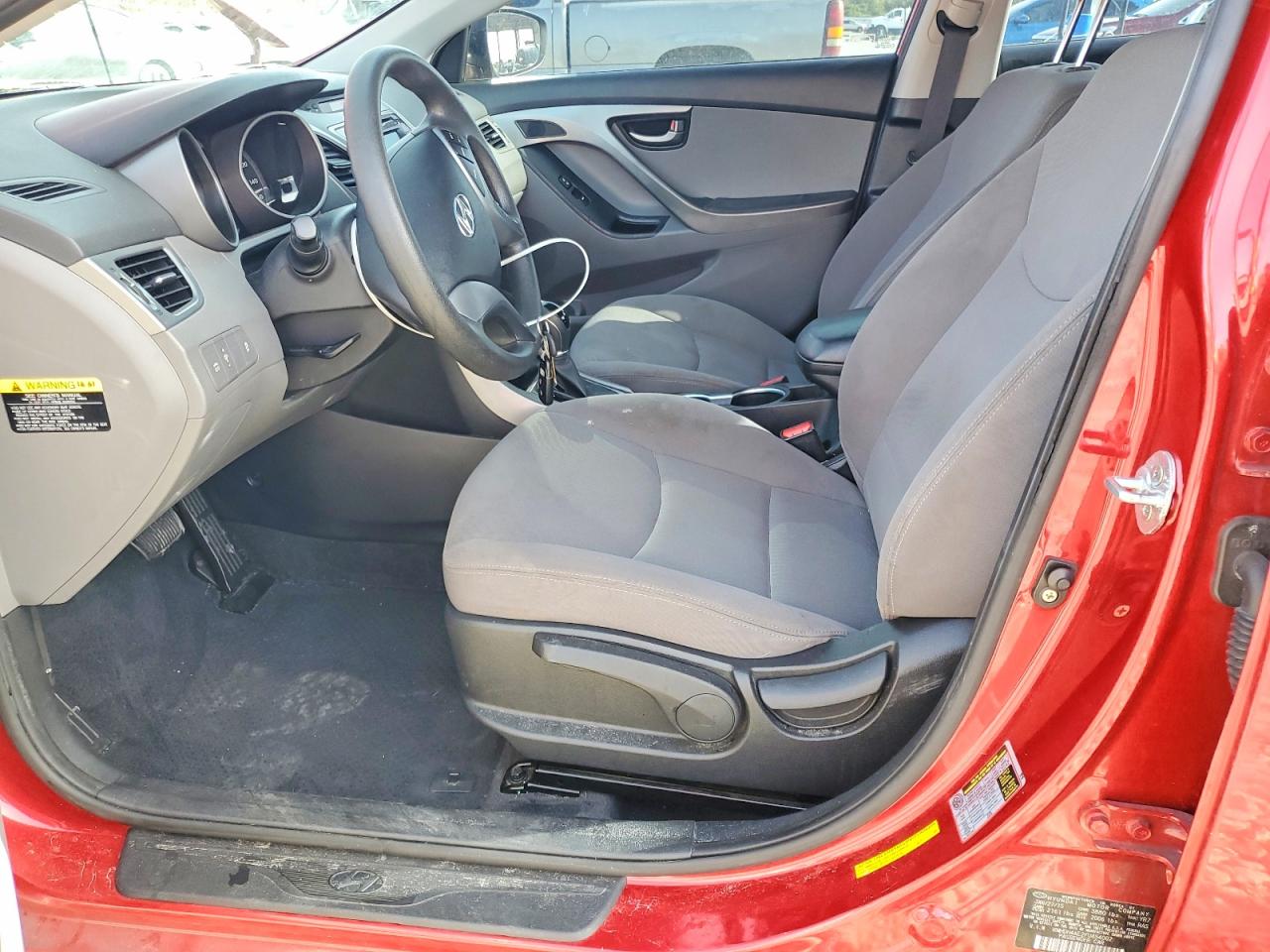 2015 Hyundai Elantra Se Red vin: KMHDH4AE2FU454002