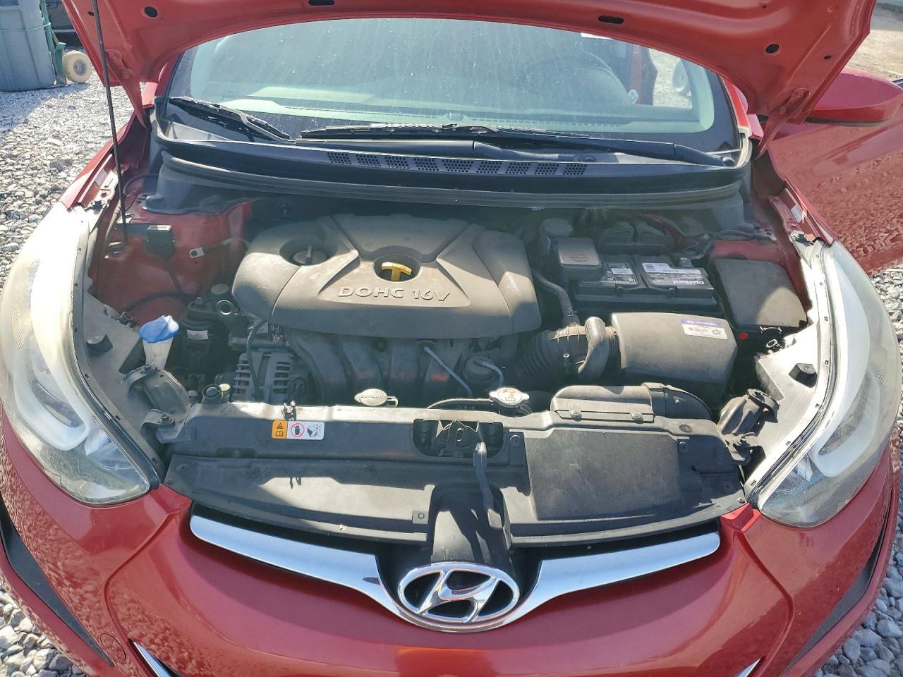 2015 Hyundai Elantra Se Red vin: KMHDH4AE2FU454002
